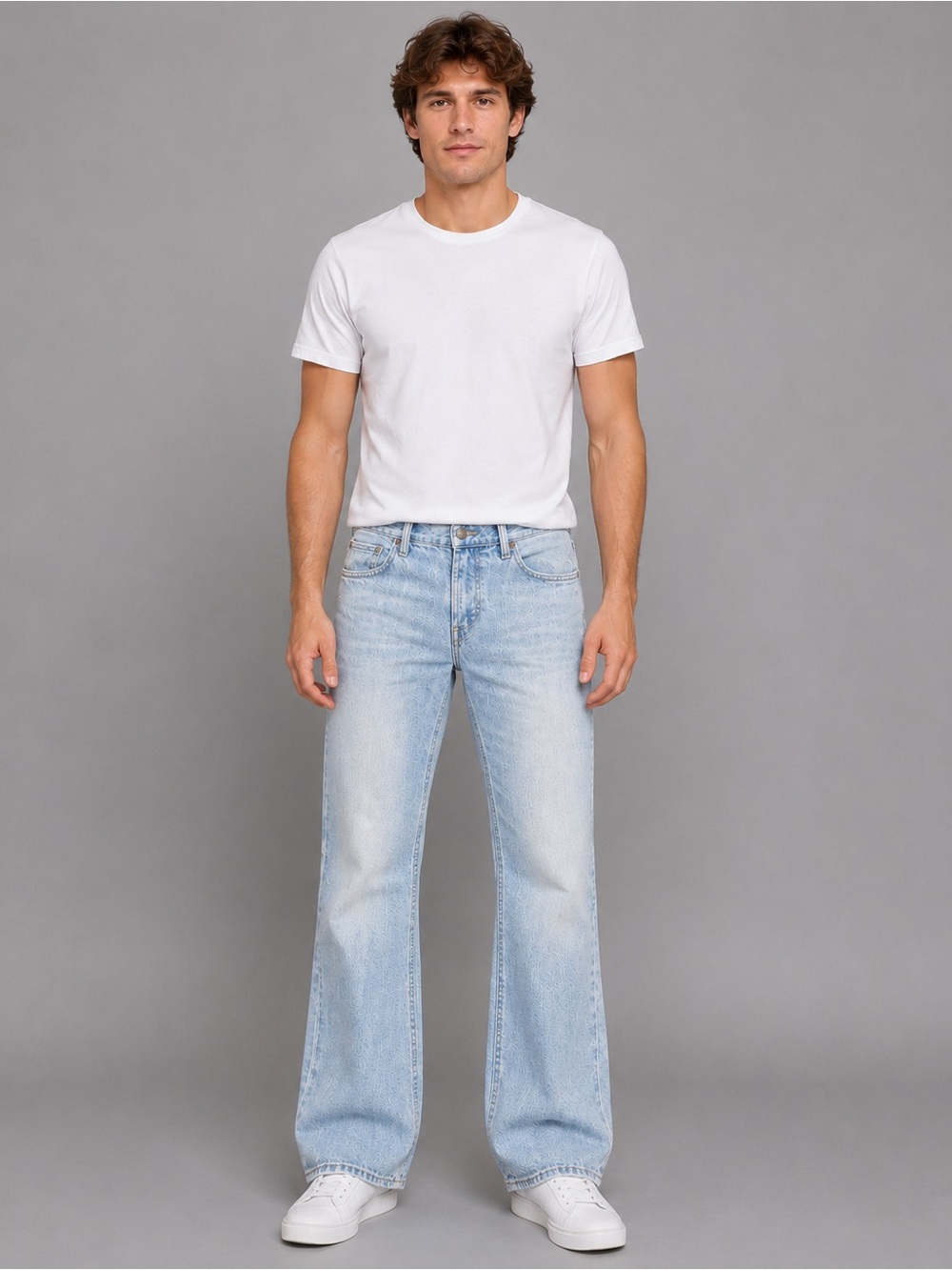 American Eagle Low Rise Bootcut Jeans Men’s 30x30 Light Wash Denim Pants